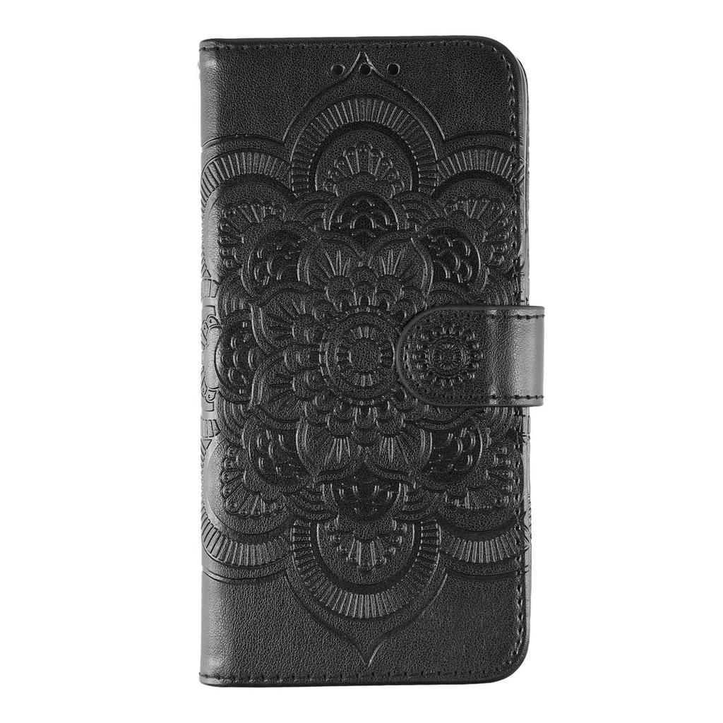 Phone Case For Xiaomi Poco C75 4G/Poco M7 5G/Redmi 14C 4G/14R 5G PU Leather Mandala Imprinted Design Wallet Cover