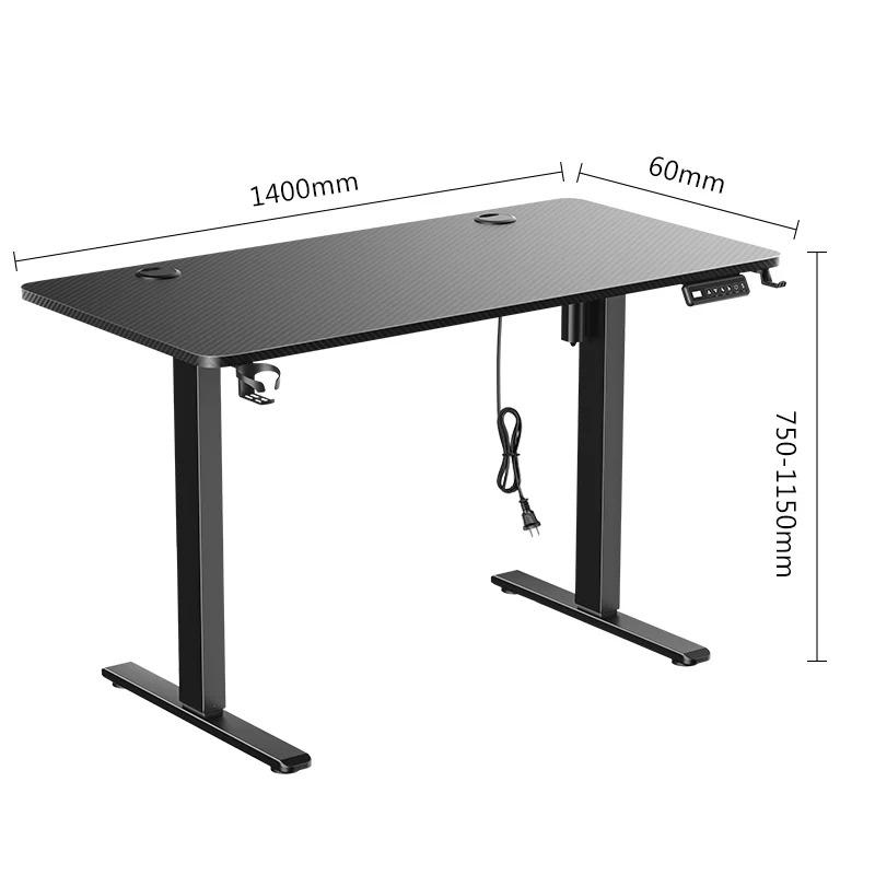 Height Adjustable Desk Motion Electric Stand Up Down Computer Table Modern Lift Motorized Gaming Desktop For Home Office Desks