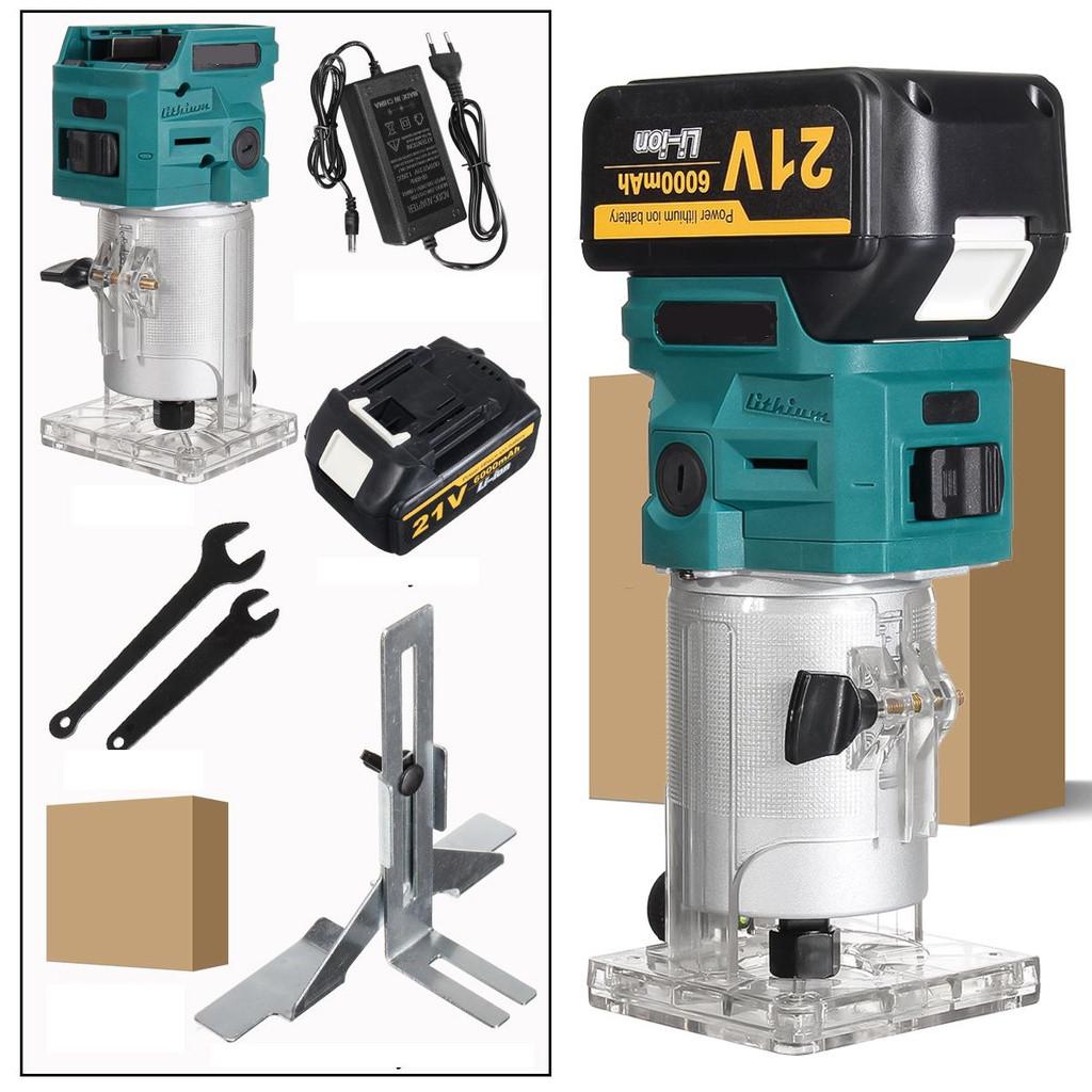 Беспроводной электрический триммер 1280 Вт Деревообработка Гравировка Долбежно-фрезерный станок Фрезерный станок по дереву