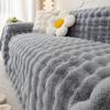 Sofa Cover Thickened Warm Anti-Scratching Sofa Towel Winter Plush Sofa Cover All-Inclusive Sofa Blanket