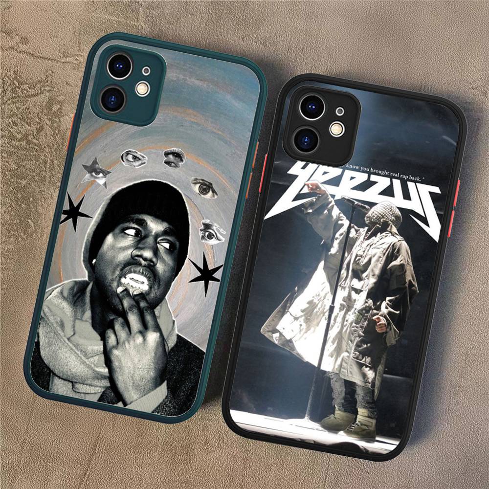 Rapper Kanye West YE For IPhone Air 16 15 14 Plus 13 12 11 Pro Max Matte Cover Jelly Shockproof Phone Case