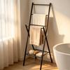Multi-rod Design Freestanding Towel Drying Rack Large Capacity Drying Rack  Balcony