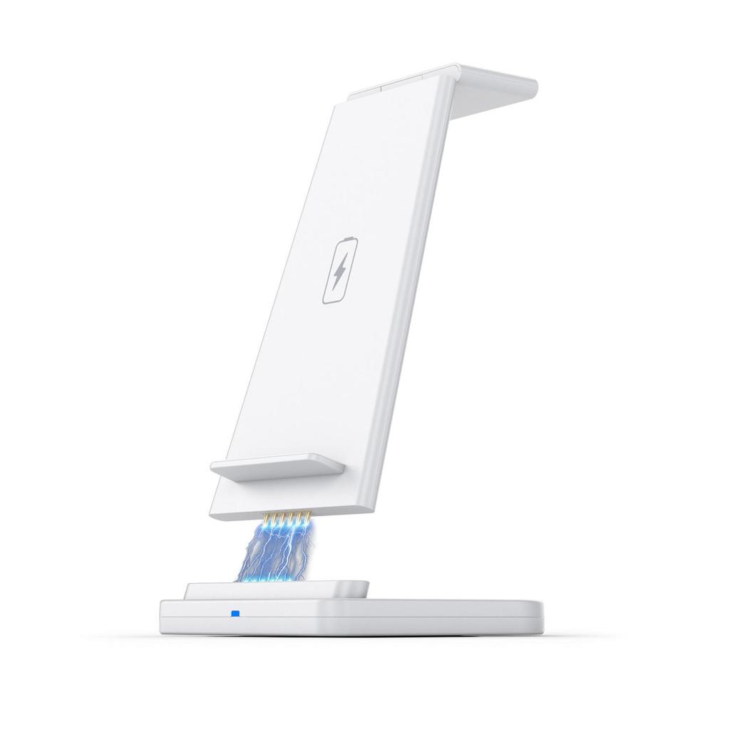 3 в 1 многофункциональное складное беспроводное зарядное устройство для iPhone, Samsung, подставка для беспроводной зарядки смартфонов AirPods и iWatch