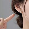 Huitan Dainty Butterfly Stud Earrings Exquisite Women's Ear Accessories Fancy Birthday Gift for Girlfriend Statement Jewelry