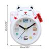 White Lucky Cat Alarm Clock Creative Table Clock Kids Alarm Clock  Kids Bedroom