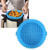 Air Fryer Silicone Liners Air Fryer Silicone Pot Reusable Baking Tray Pizza Chicken Food Safe Non Stick Air Fryer Basket