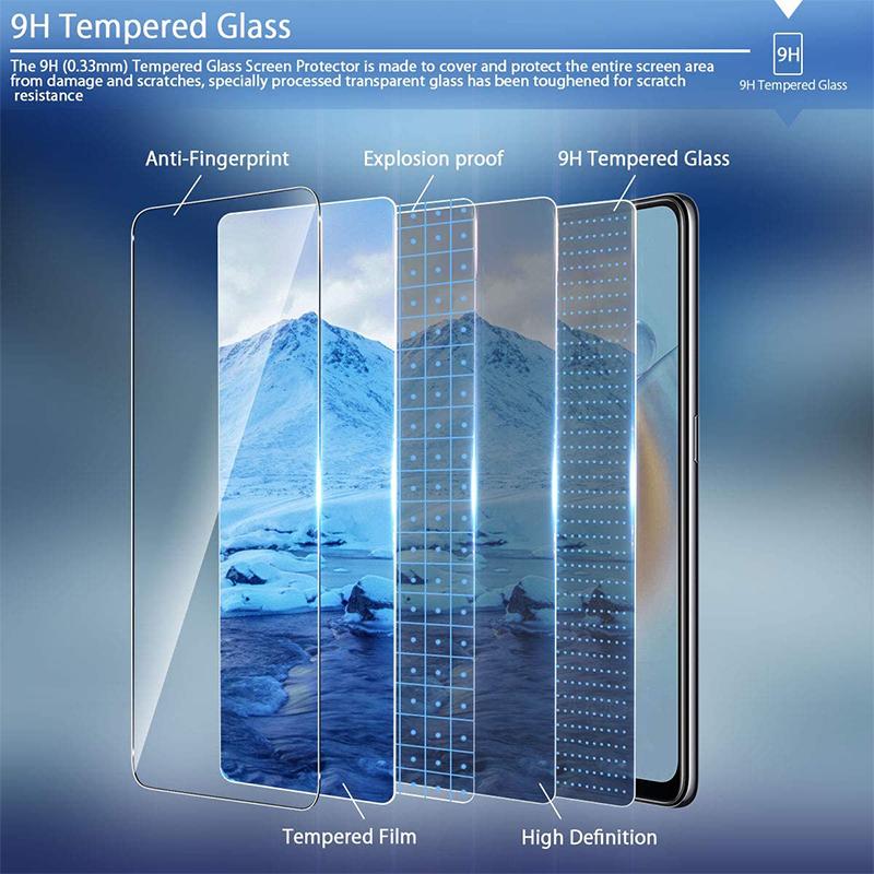 3шт Защитная пленка для экрана OPPO A60 A53 A15 A16 A80 A40 A74 A96 A58 A78 A98 RENO 8T A18 A38 A78 A57 A57S A77S A17 Закаленное стекло HD 9H