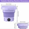 Large Capacity Mini Washer Foldable Clothes Spin Dryer Bucket Portable Washing Machine  Socks