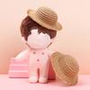 Handmade Tassel Hat Mini Straw Hat Hand Weaved Hats Doll Hat Accessories Doll House Ornament