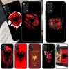 Albanian Flag Eagle Case For Xiaomi Redmi Note 11 Pro 8 9 11S 10S 9S Note 10 Pro Cover For Redmi 10 10C 9A 9C