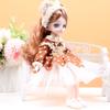 30 см аниме BJD девушки одеваются кукла 22 сустава подвижное тело юбка шляпа головной убор игрушка «сделай сам»