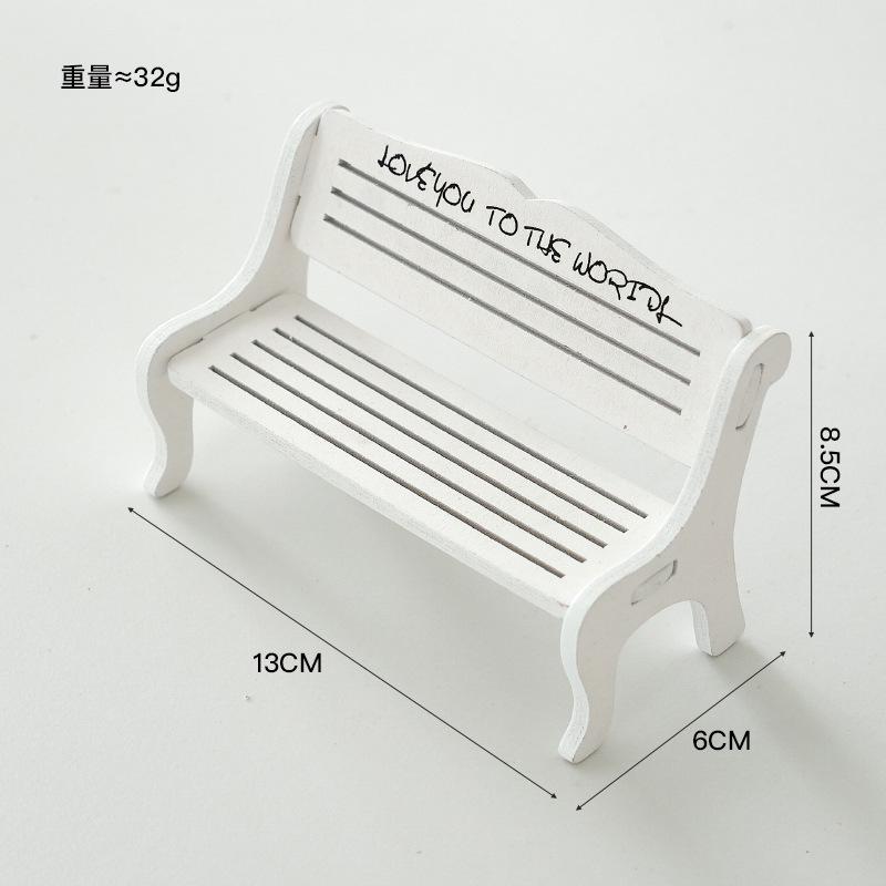 Деревянный маленький стул ручной работы, резной с девичьим дизайном сердца, розовый стул, реквизит для фотографии, украшение скамьи