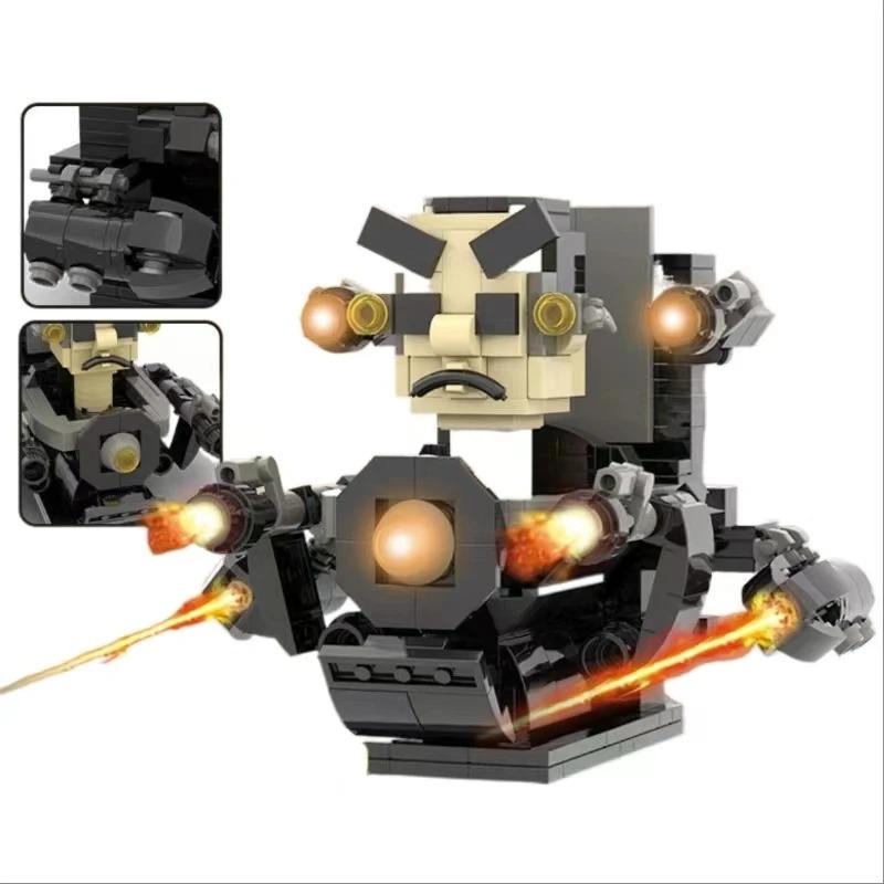 Speakerman Titans Tv Man Titans Cameraman Skibidi Toilet Building Blocks Toy Titans Speaker Man Camera Man Clock Drill Man Brick