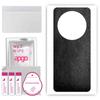 apgo Protective Skin Sticker for the Back Compatible with Honor Magic5 Lite, Wrap Film, Foil, Vinyl - Pattern Black Leather