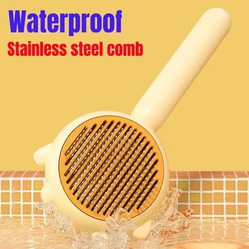 Удалитель волос Расческа для волос Домашние животные Разглаживание Плавающее Удаление Шерстяные изделия Домашний питомец Кошка Расческа Специальная щетка Собака Кошки Игольчатая расческа для волос