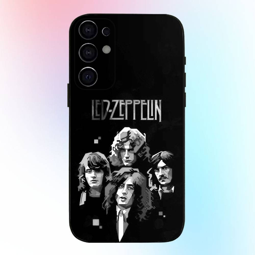 Чехол для телефона Rock L-Led Z-Zeppelin Band для Samsung S25,S24,S21,S22,S23,S30,Ultra,S20,Plus,Fe,Lite,Note,10,9,5G Черный