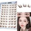 DIY Brown Lash Clusters Cat Eye Style Individual Lashes Women Eye Lashes Eyelash Extension