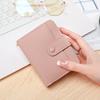 Pu Leather Women Short Wallet Lychee Pattern Bank/ID/Credit Card Holder Business Purse  Outdoor