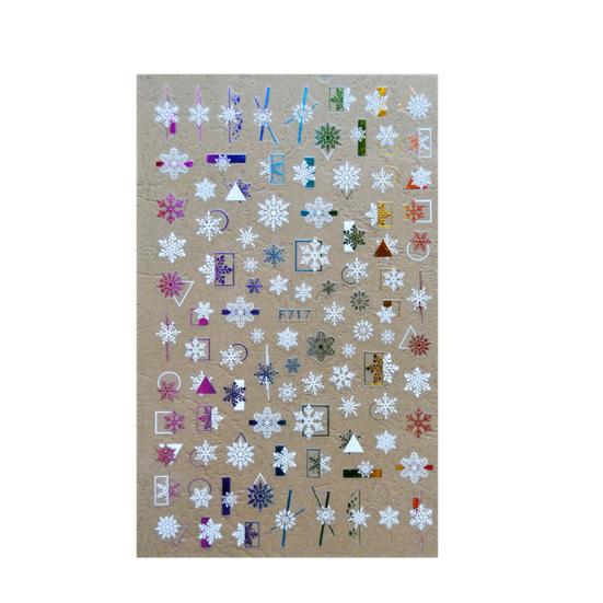 Наклейки для маникюра, декоративные яркие бумажные наклейки для ногтей, рождественские подарки, наклейки для дизайна ногтей, блестящая фольга, декор, маникюрная наклейка для женщин