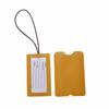 Pu Leather Luggage Tags Multicolor Hidden Pull Fixed with Lanyard Paper Travel Creative Suitcase Name Label Tags for Women Men
