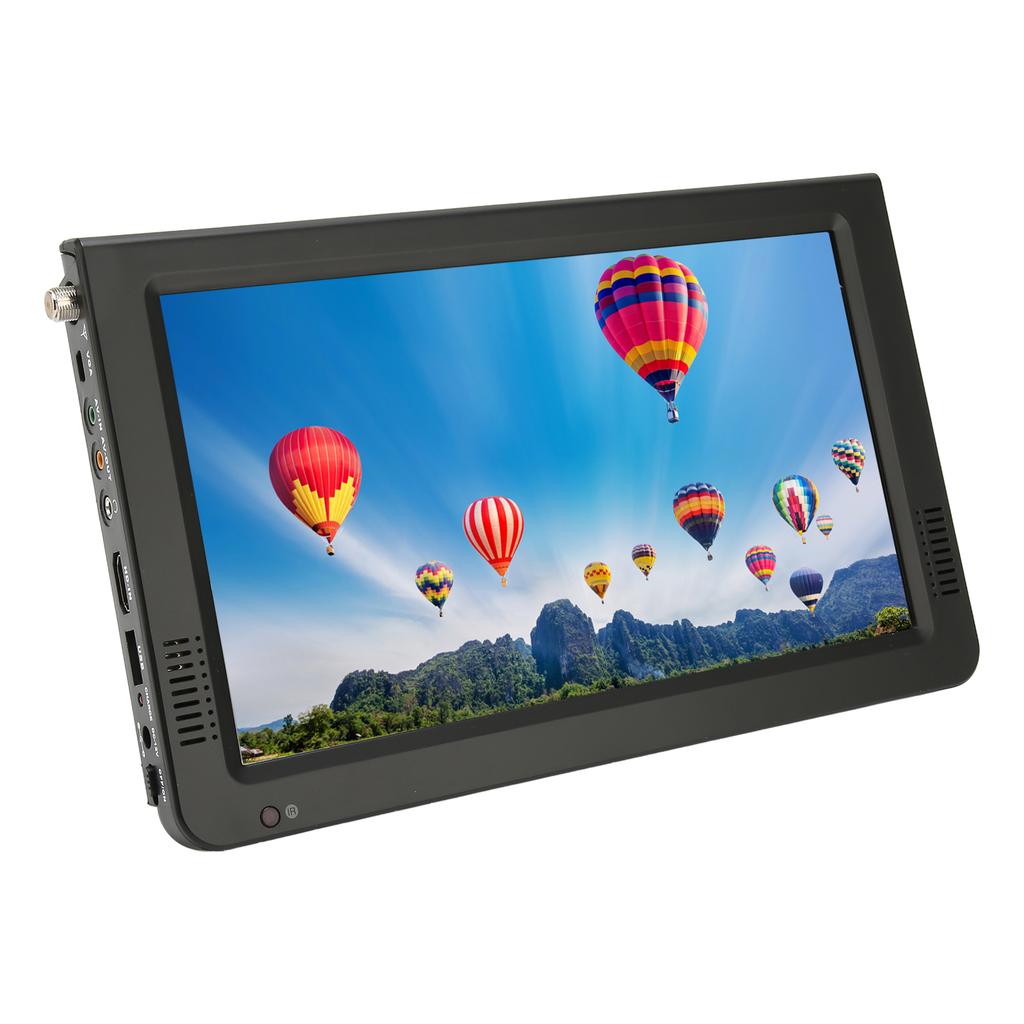 10-дюймовый цифровой телевизор ATSC с аккумулятором 1800 мАч, портативный цифровой телевизор с присоской