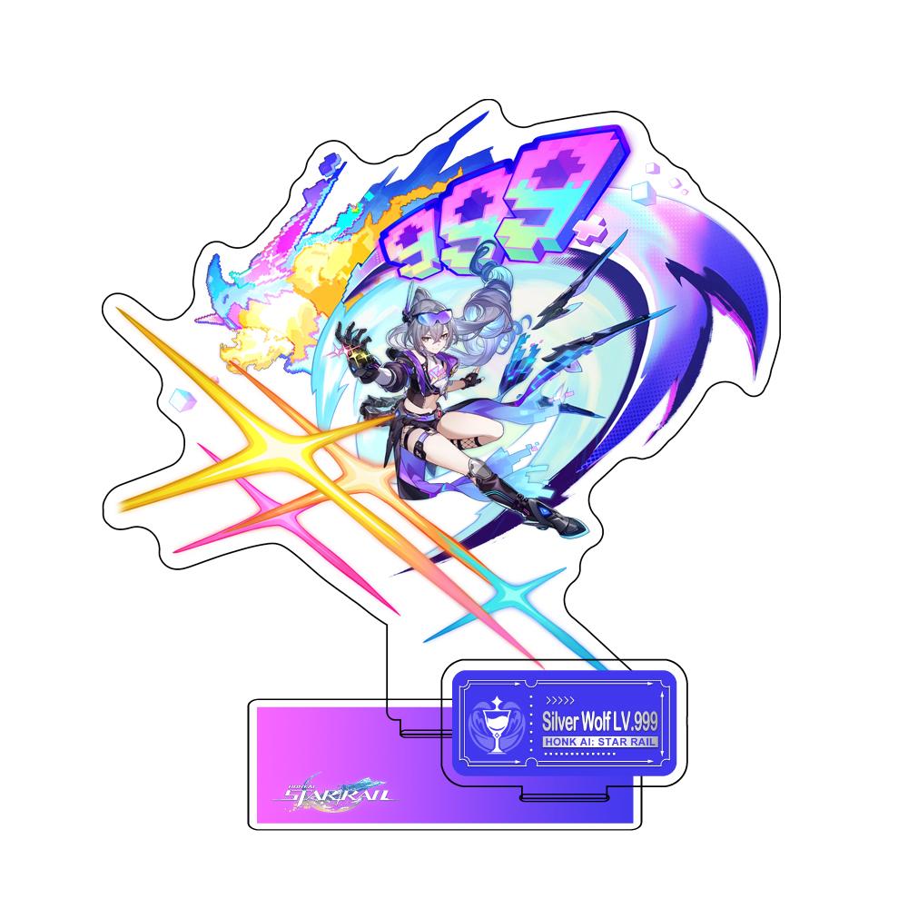 Игровая фигурка Honkai: Звездный Экспресс Воскресенье Цзяо Цю Юнь Ли Светлячок Цзин Лю Акриловая Подставка Модель Пластина Косплей Аниме Брелок Подарок для Фанатов