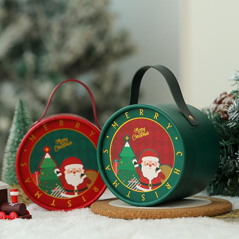 2025 Новый Рождественский Яблочный Бокс Подарочная Коробка Рождественский Сочельник Рождественская Коробка для Упаковки Фруктов Рождественская Подарочная Коробка (Исключая Яблоки)