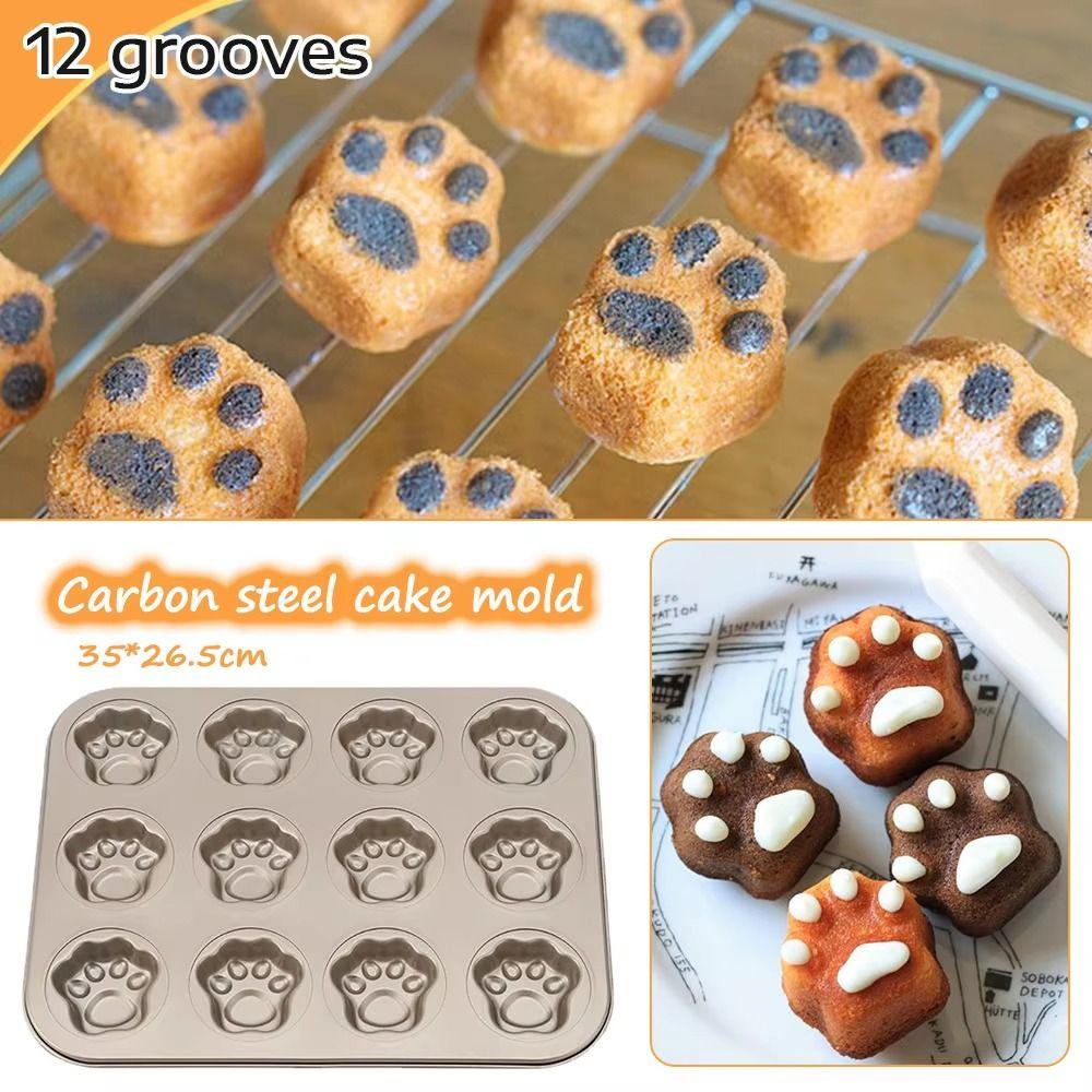 6/12 Cavity Cake Mold Non Stick Baking Mold Cute Biscuit Candy Mould Kitchen Bakeware