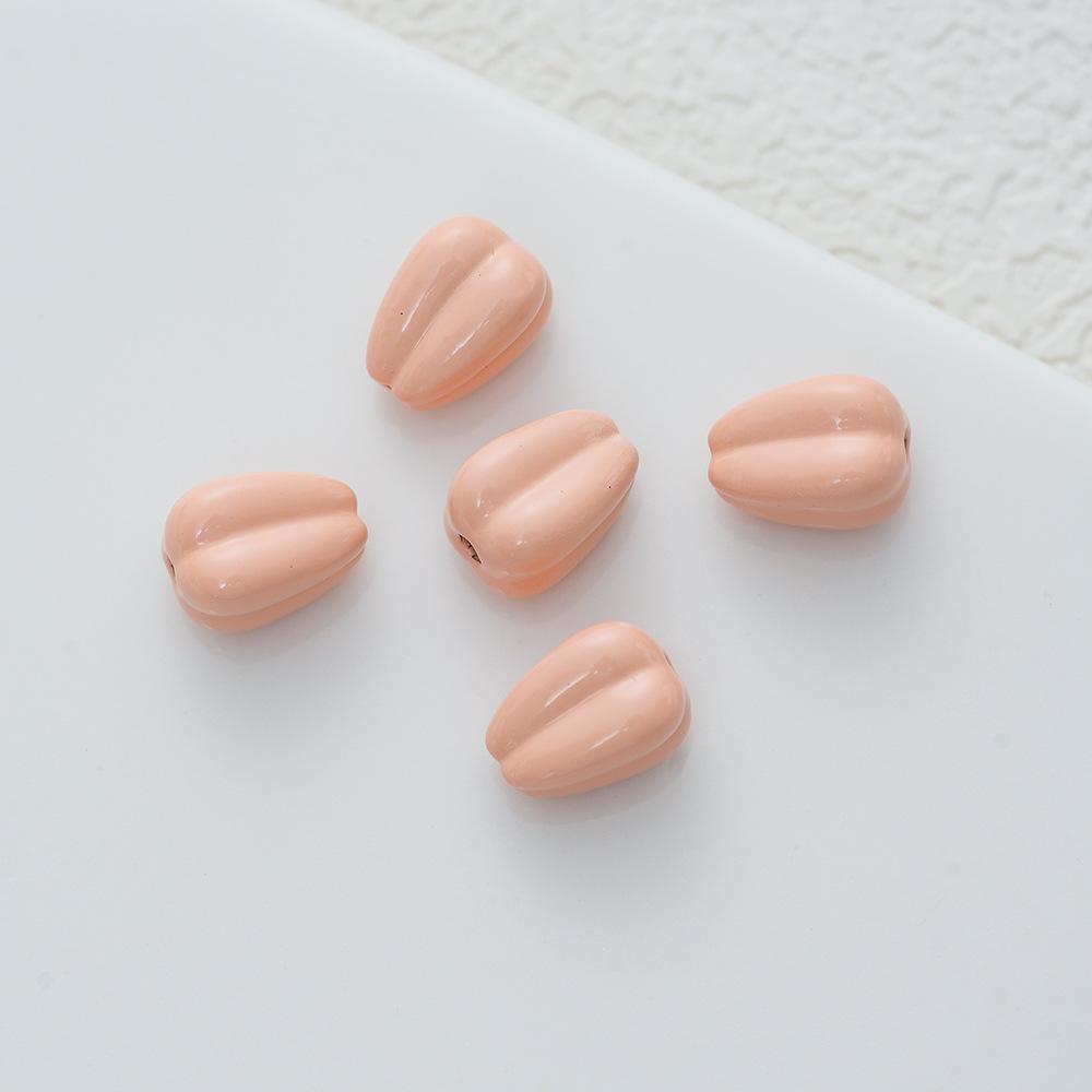 Цвет сплава Бутон Сделай сам Аксессуары Ручная работа Ювелирные изделия Разделитель бусин в виде цветка тюльпана Материал для бисерного ожерелья Цепочка для мобильного телефона