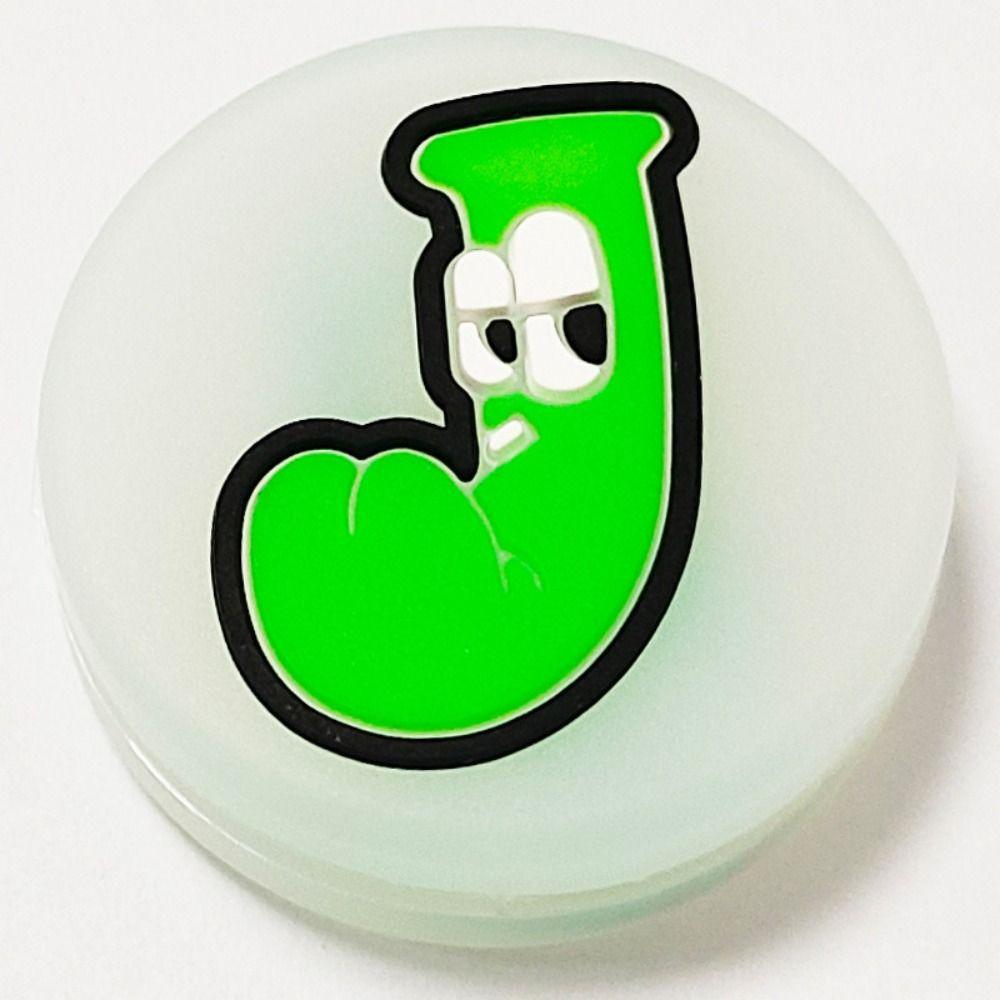 Силиконовый теннисный амортизатор с 26 английскими буквами, теннисная ракетка, амортизатор, ракетка для сквоша