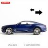 1:36 Совместимость с моделью автомобиля из сплава для литья под давлением Bentley Continental GT Игрушечный автомобиль, транспортные средства с откатным механизмом Игрушечный автомобиль для малышей Дети Мальчики Девочки Подарок Синий