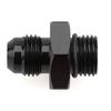 AN6 Pipe Fitting Adapter Aluminum Alloy External Thread Adapter Black for Fuel Gas Oil Line External Thread Adapter