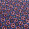 Excellent CHANEL Scarf Logo All-over Print Scarf Size 140 Blue Red Silk Women Used