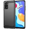 Protective Case - E.F.CONNECTION - Redmi Note 11 - Flexible - Carbon Fiber - Shockproof
