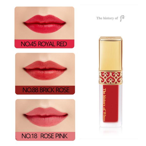 The history of whoo Gongjinhyang Mi Velvet Liquid Lip Rouge No. 18 Rose Pink 6g