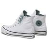 Converse Comfortable Versatile Durable Breathable High-Top Canvas Shoes Unisex Sneakers White A05031C