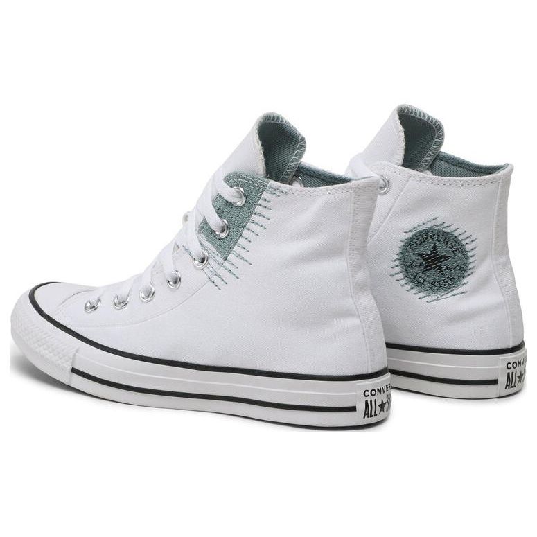Converse Comfortable Versatile Durable Breathable High-Top Canvas Shoes Unisex Sneakers White A05031C