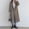 Double-sided Cashmere Coat for Women's Long Models, New High-end Knee-feeling Loose Wool Coat for Women