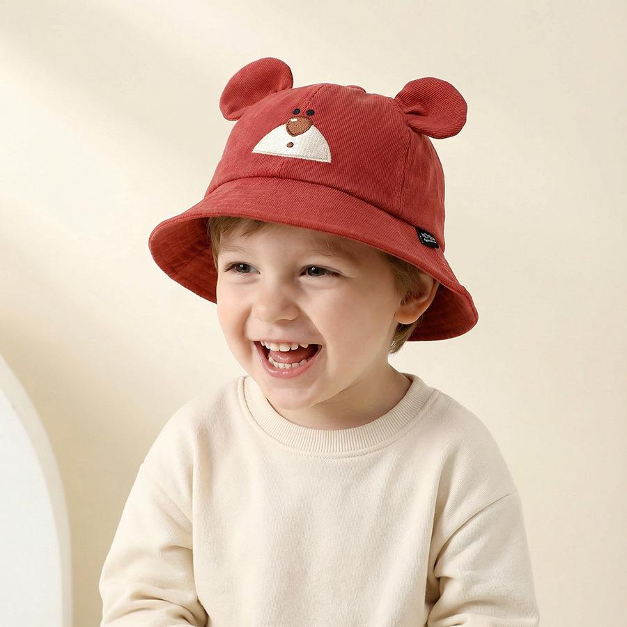 2-6Y Kids Hat, Cute Cartoon Animal Bucket Hat for Boys and Girls, Lightweight Spring and Autumn Cap, Super Adorable Sun Protecti