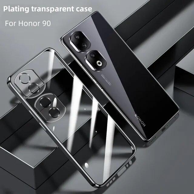 Ультратонкий мягкий чехол из ТПУ для телефона Honor 90 Lite, прозрачный силиконовый защитный чехол для Honor 90 Pro 100 Pro