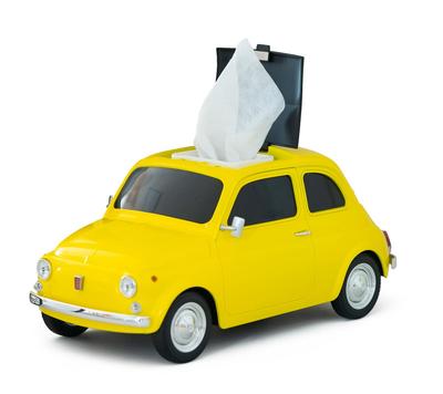 Двусторонний футляр для салфеток Fiat nuova 500 Fiat nuova 500 1957 431077 желтый,