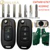 Для Renault 4A Чип 433 МГц PCF7961M Megane3 Logan2 Kadjar Captur Symbol Dacia Duster Умный Откидной Ключ Автомобиля 2 3 Кнопки CWTWB1G767