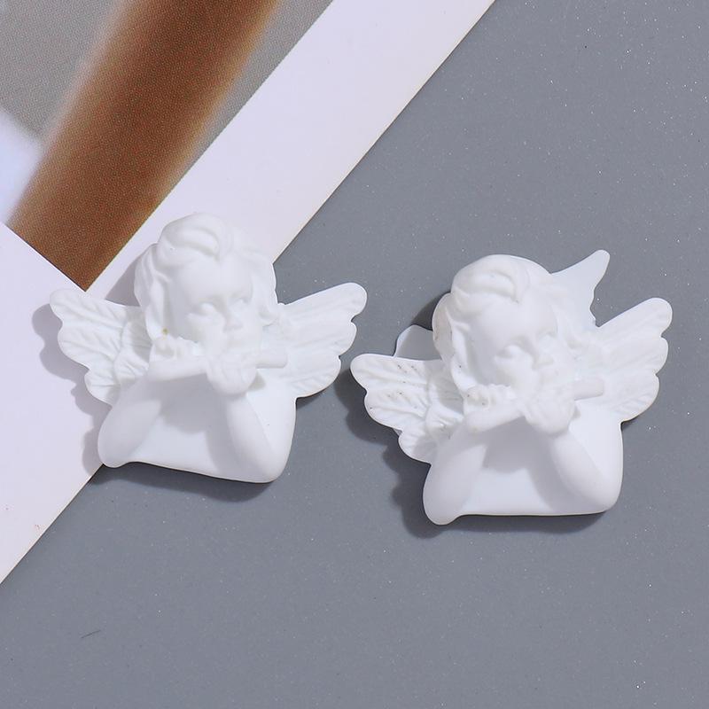 Белый Барочный Ангел Смола Чехол для Телефона DIY Аксессуар