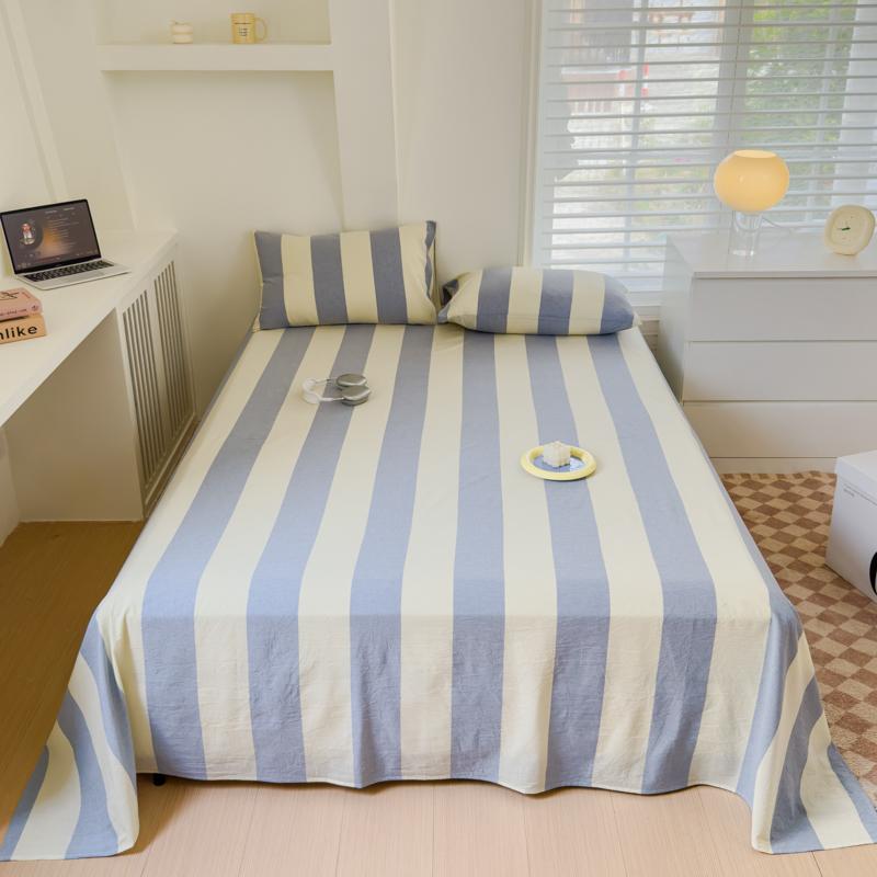 100% хлопок простыня в полоску простыня для кожи постельное белье для взрослых и детей простыни sabanas para cama (Нет наволочки)