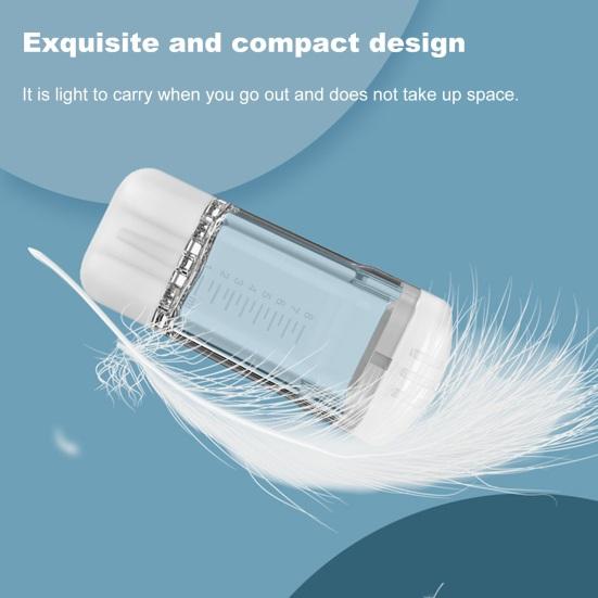 8ML Hair Oil Applicator with Precise Scale Scalp Massage Applicator Comb Clear Portable Hair Serum Oiling Dispenser Brush Hair Root Application Comb