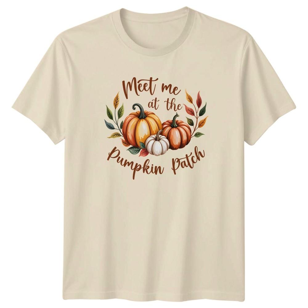 Meet Me At The Pumpkin Patch TShirt Fall Gift For Him And Her