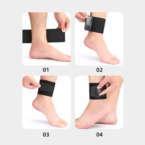 Футбольная защита голени с ремешком, регулируемая компрессионная поддержка голеностопа, футбольные леггинсы