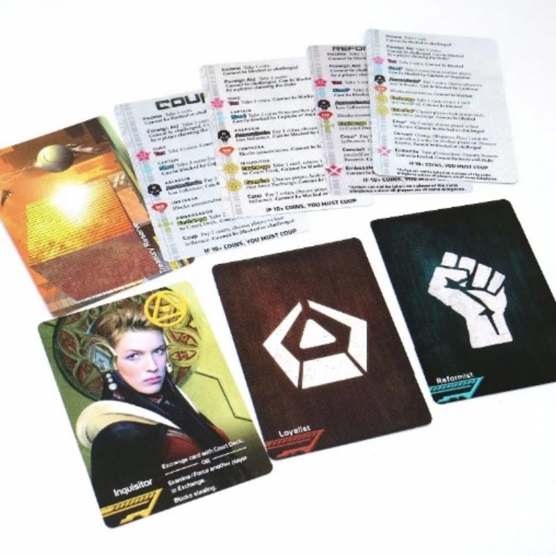 Английская версия COUP переворот восстание головоломка настольная игра настольная игра карточные игрушки досуг шахматы карточная игра