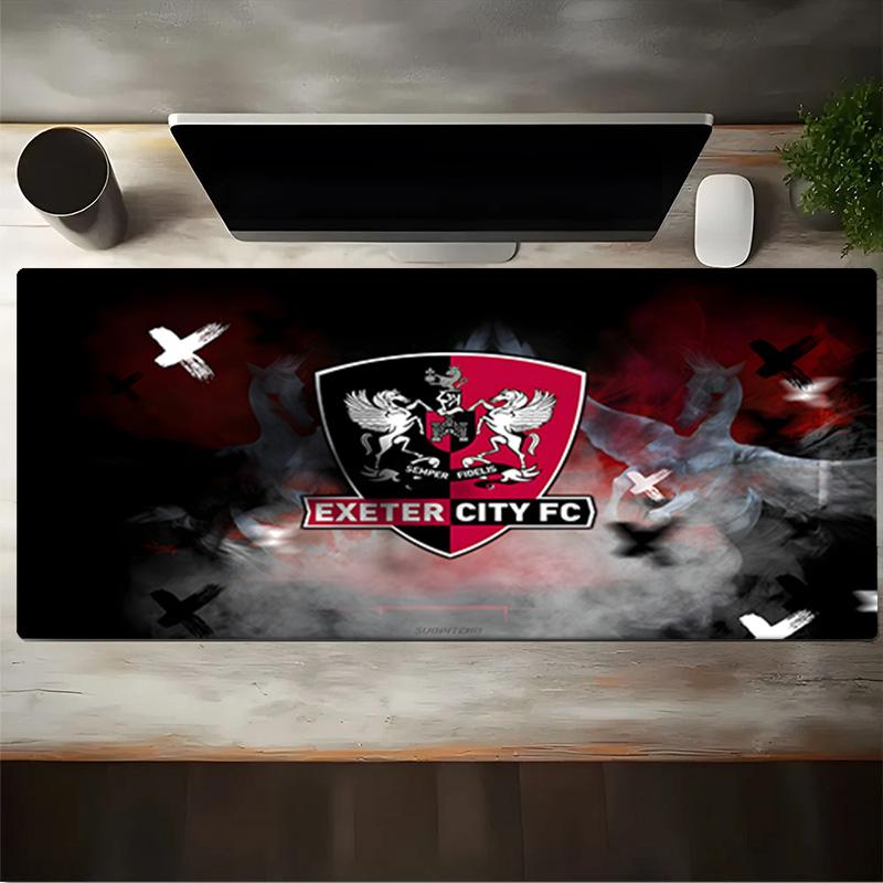 Exeter City Fc Crest Mouse pad, Gaming Mouse Pad, keyboard pad, Desk Decor for computer notebook Fan Gift Birthday Gift