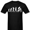 Эволюция Велосипед Велосипедная футболка Футболка